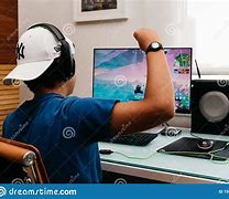 Image result for Person Playing Fortnite