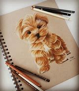 Image result for Cute Puppy Pencil Drawings