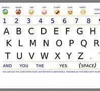 Image result for Alphabet Chart Communication Board