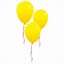 Image result for Yellow Birthday Balloons Clip Art