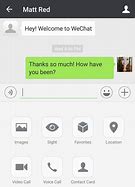 Image result for We Chat Interface