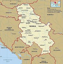 Image result for Countries around Serbia