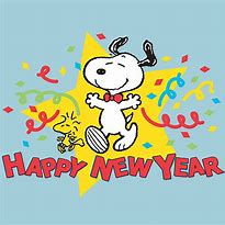 Image result for Snoopy and Woodstock Happy New Year