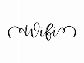 Image result for Wi-Fi Lettering