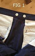 Image result for Pants with Suspender Buttons