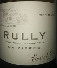 Image result for L'Ecette Rully Gaudoirs Blanc