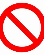 Image result for Not Symbol Clip Art