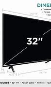 Image result for 32 Inches TV Size