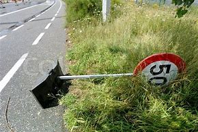 Image result for Broken Road Surface Sign