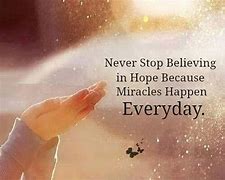 Image result for Hoping On a Miracle