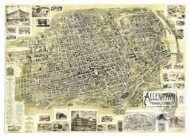 Image result for Historic Allentown Map