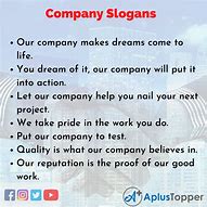 Image result for Catchy Company Slogans