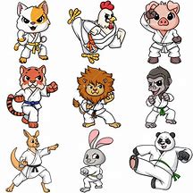 Image result for Karate Cartoon