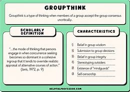 Image result for Groupthink in History