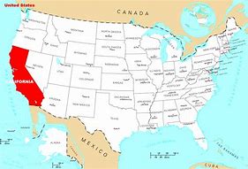 Image result for California in World Map