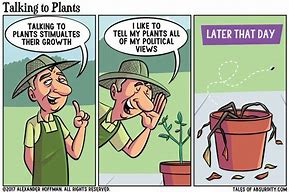 Image result for Talking to Plants Meme