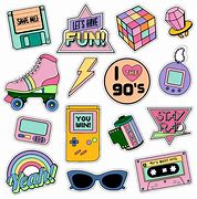 Image result for 90s Stickers Yes and No