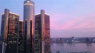 Image result for GM Building Detroit at Night F1