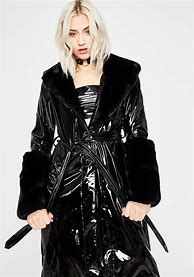 Image result for Dollskill Website Black Fur Jacket