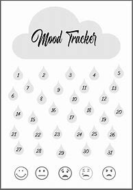 Image result for Printable Mood Tracker Journal
