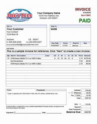 Image result for Screen Printing Invoice Template