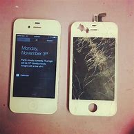 Image result for iPhone 4S Broken Screen