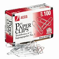 Image result for Acco Paper Clips