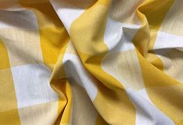 Image result for Yellow and White Check Fabric