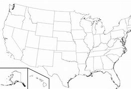 Image result for Blank USA Map