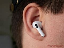 Image result for Person with Air Pods in Ears