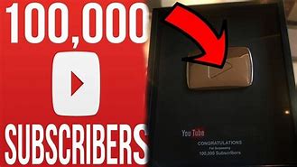 Image result for YouTube Channel and 100,000 Subscribers