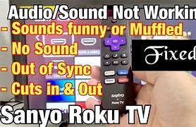 Image result for Sanyo TV No Sound