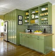 Image result for Apple Green Kitchen Cabinets