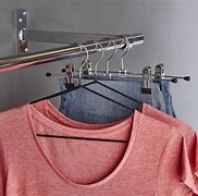 Image result for Adjustable Wall Shelving with Hanging Rail