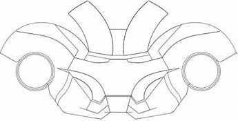Image result for Iron Man Helmet PDF Templates