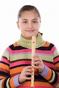 Image result for Picture of Girl Playing a Flute Black and White