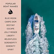 Image result for Top 50 Boat Names