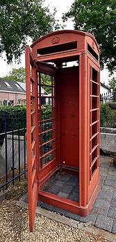 Image result for Old English Phone Booth
