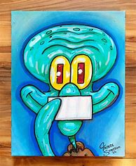 Image result for Spongebob Painting