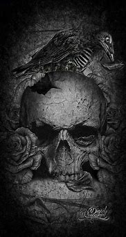 Image result for Skull Wallpaper Dark Art