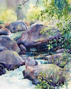 Imgur Post - Imgur | Watercolor landscape paintings, Landscape paintings, Watercolor landscape