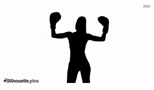Image result for Women Boxing Silhouette