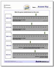 Image result for Metric Ruler Worksheet