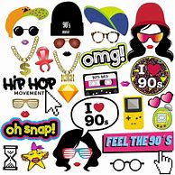 Image result for 90s Themed Party Photo Props