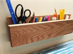 Image result for Wall Mounted Desk Organizer with Drawers