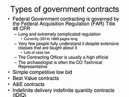Image result for Federal Government Contract Types