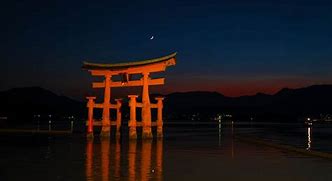 Image result for Miyajima Island at Night