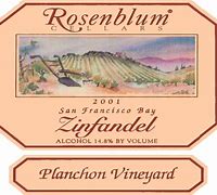 Image result for Rosenblum Zinfandel Old Vines