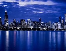 Image result for Chicago City Night Sky