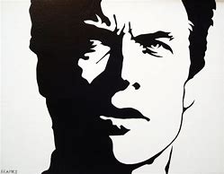 Image result for Clint Eastwood Black and White Stencil